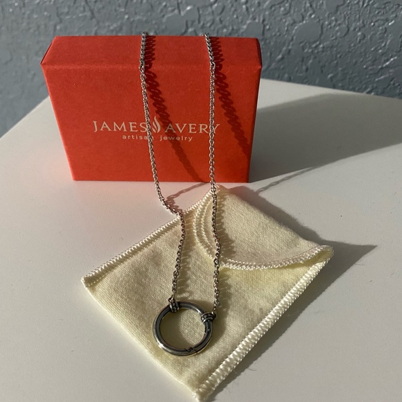 ‼️SOLD‼️ James Avery Beaded Changeable Charm Holder Necklace - Picture 1 of 3